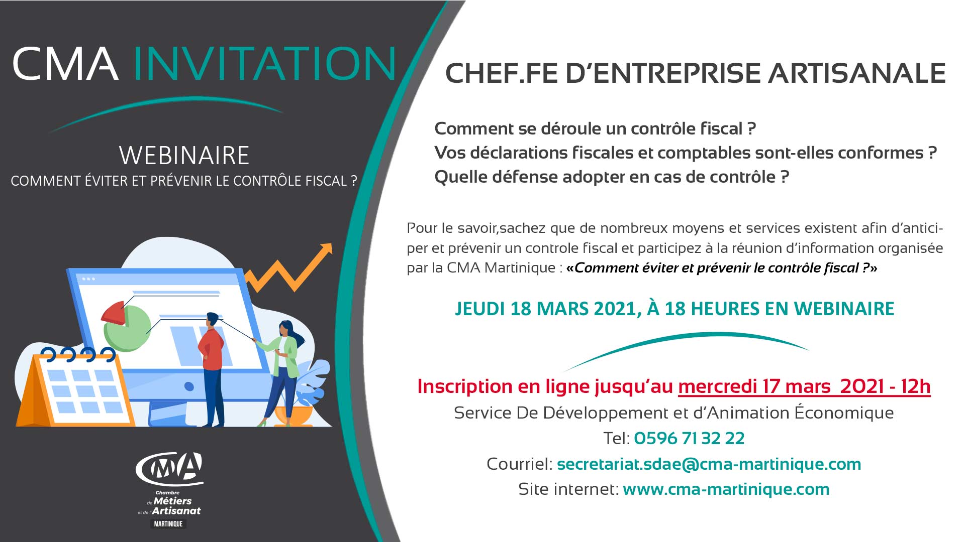 Invitation réunion d'information - Controle fiscal